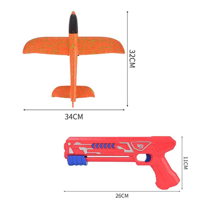 Kit Completo Lançador de Avião + Avião AeroSpeed